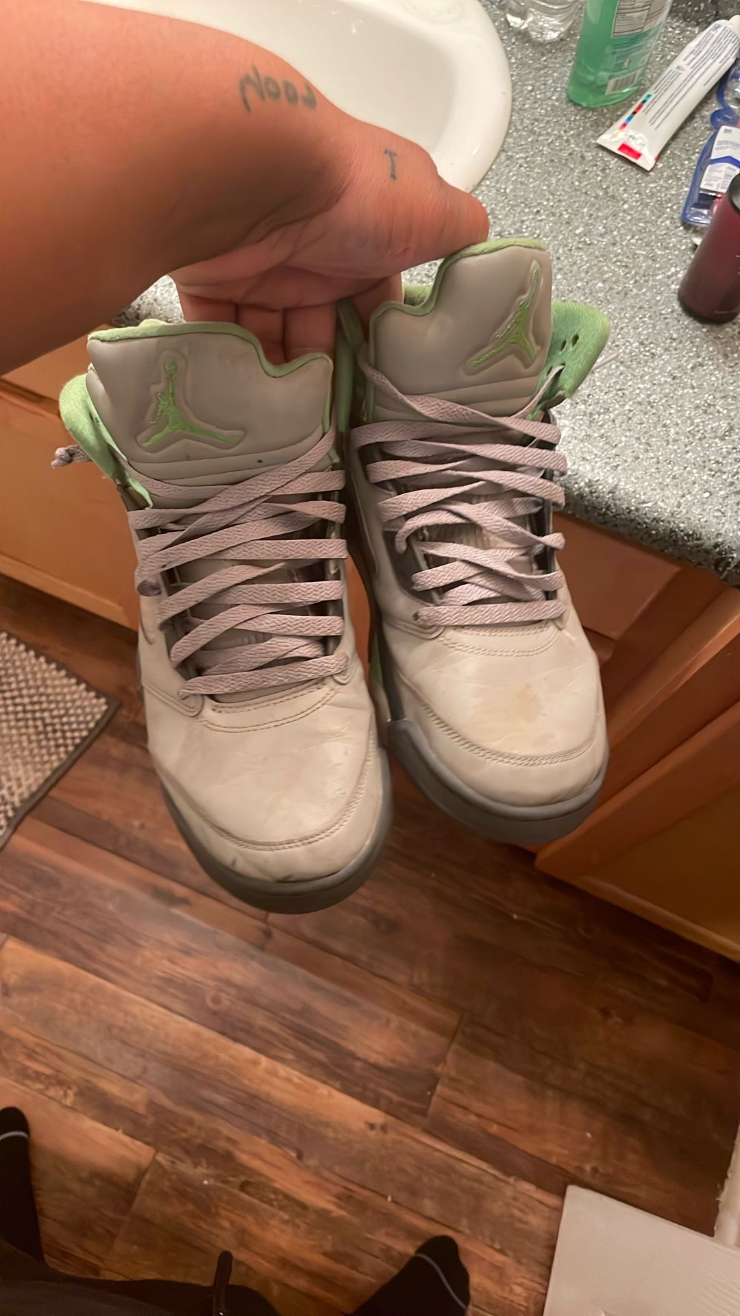 Green Bean Jordans