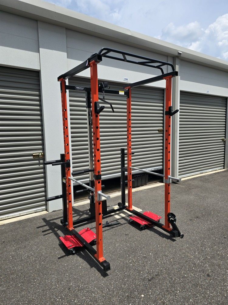 Weight Power Rack With Cables