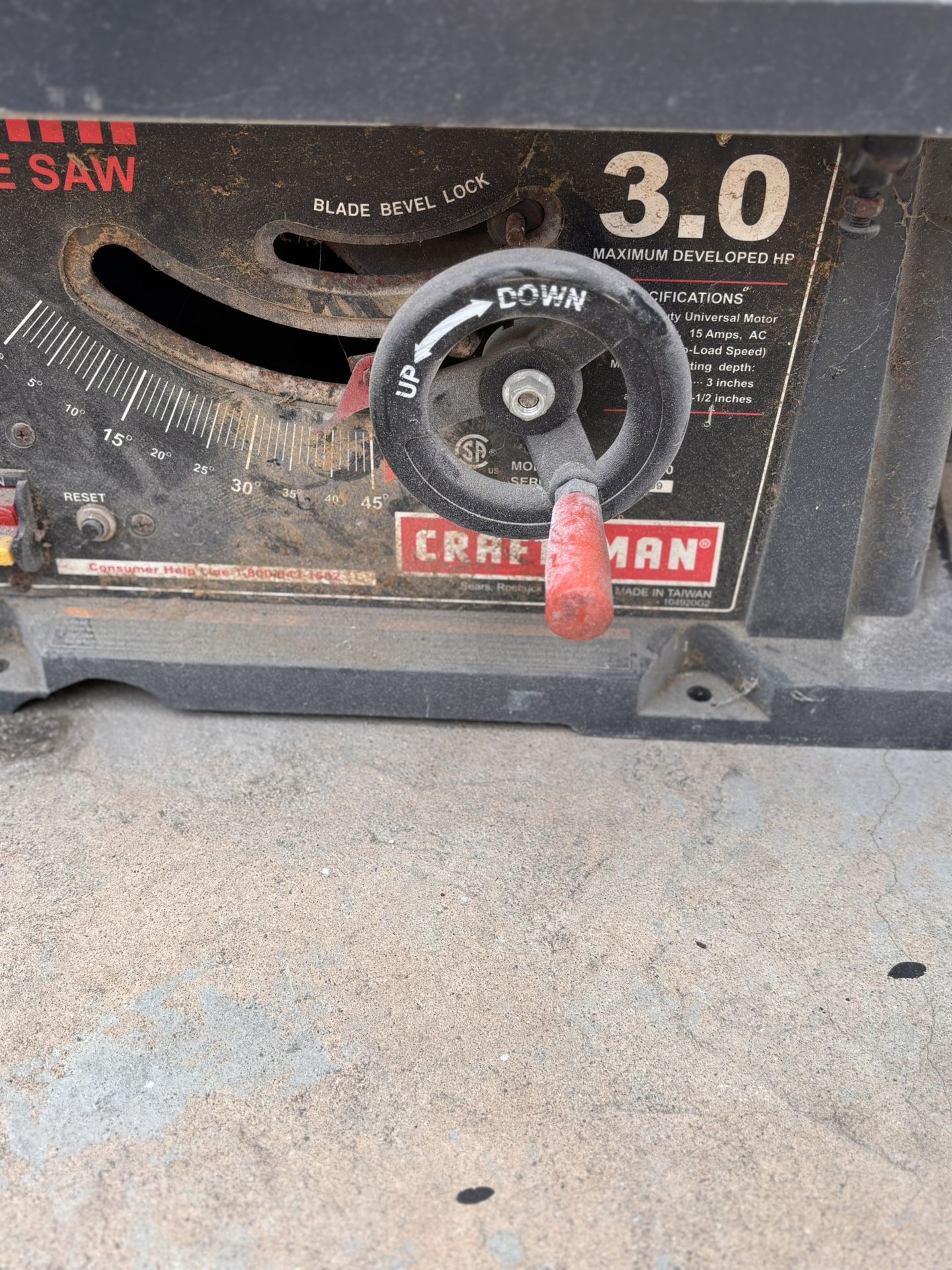 Craftsman Table Saw