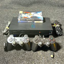Ps2 Fat Bundle with 2 Controllers & Games