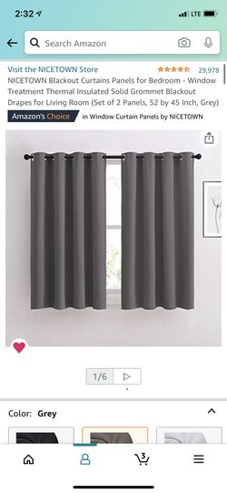 Nicetown Blackout Curtains