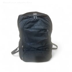 Banana Republic Large Backpack Unisex Black Nylon Packable 4 Pockets Never Used