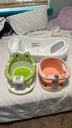 Baby bath tubs, infant to toddler
