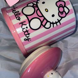 Hello Kitty Glass Jar