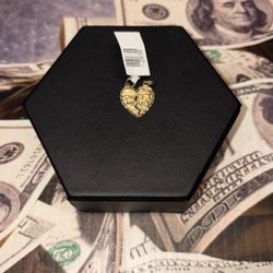 I-2936 14KYG SWEET HEART PENDENT SPLIT IN HALF 
