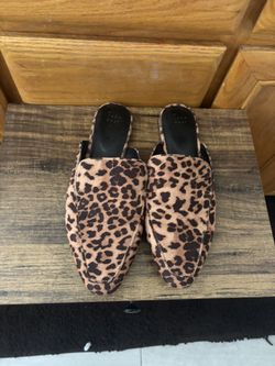 Leopard Print Mule Loafers – Women’s Size 11 – $15 OBO