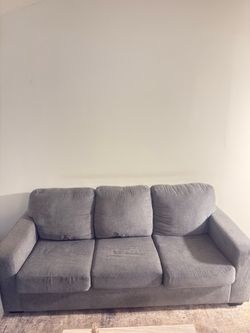Gray Fabric Sofa Set