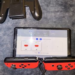 OLED Switch ( red joycons only )