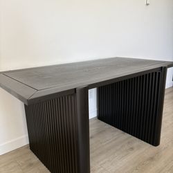 Black 58in Dining Table