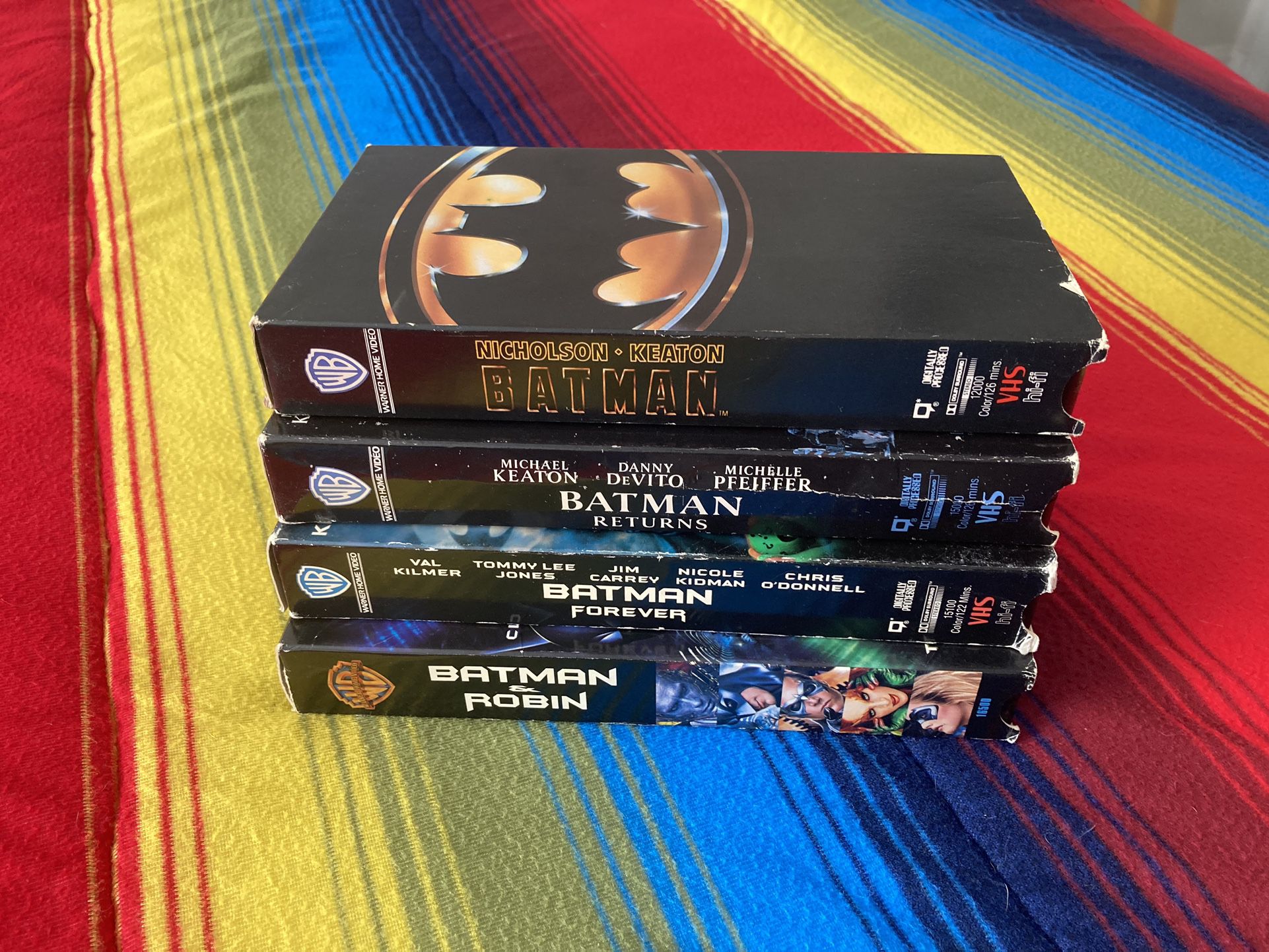 Batman VHS LOT of 4