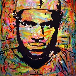 Lebron James artwork Poster