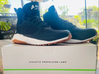 NEW APL Men's High-Top Sneakers Size 10.5 Navy Blue Gum Sole