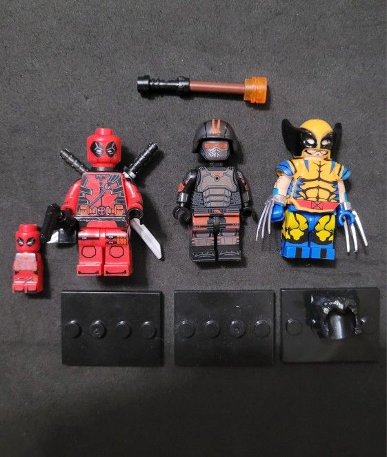New Deadpool, Wolverine & TVA troop mini figures