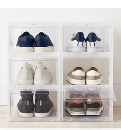 Large Front Open Shoe Containers