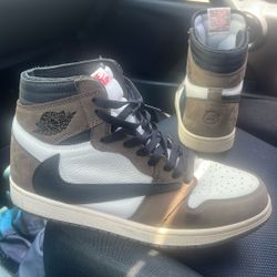Jordan 1 Travis ,Size  9.5 Men 