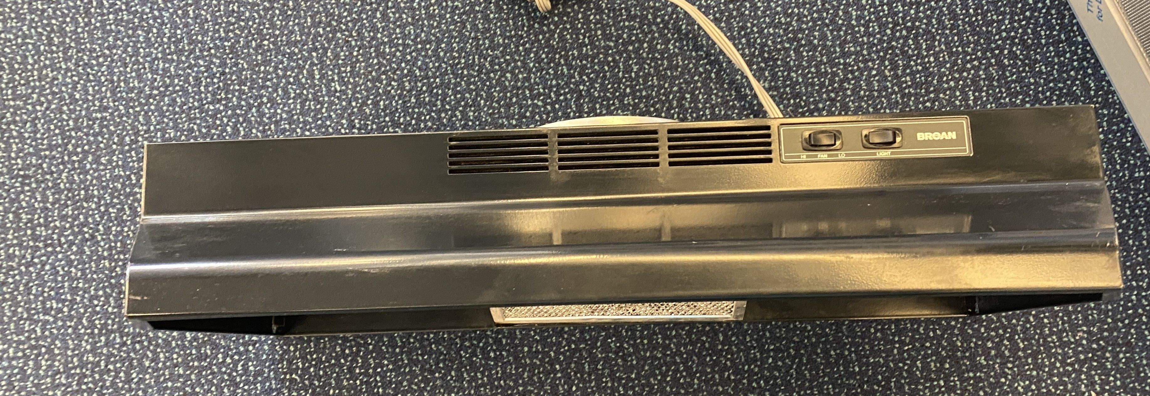 Black Broan 30” Range Hood Vent (9-0014)