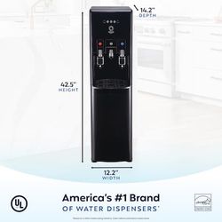 Primo Bottom Load hTrio Single-Serve Coffee Maker Black Water cooler IN EXCELLENT CONDITION