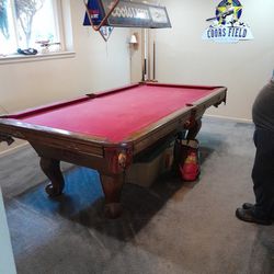 Pool Table And Accessories 