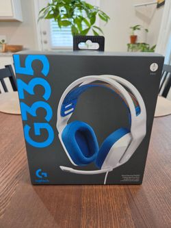 Logitech G335 PC and Gaming Over the Ear Headset G Series White