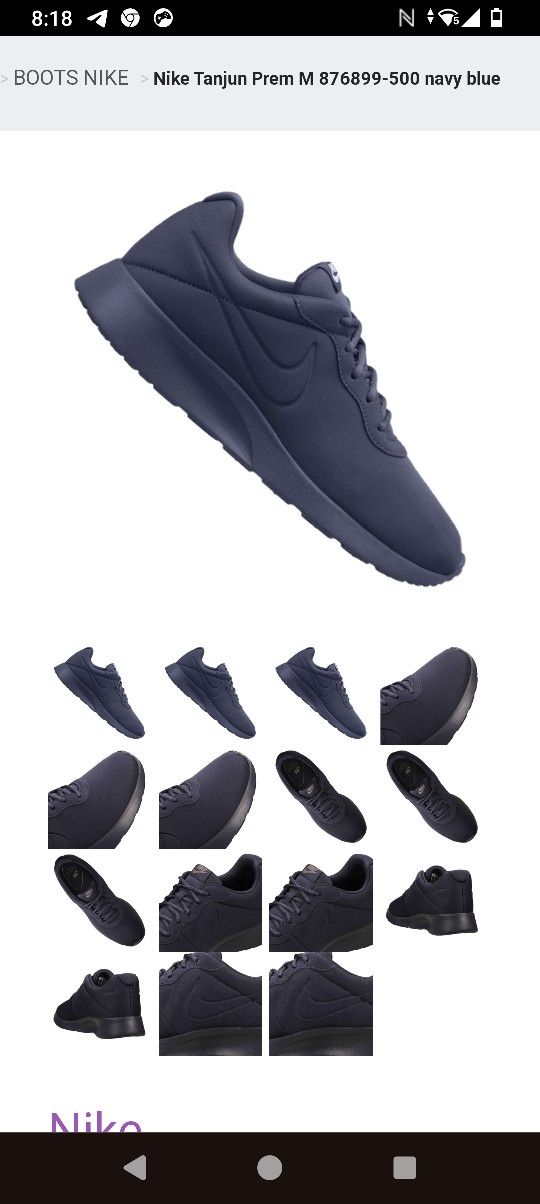 Nike Tanjun Prem navy Blue