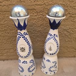 2 "CLASE AZUL" Tequila bottles