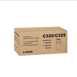 C320 C325 Toner Cartridges Replacement for Xerox C325X High Capacity Toner Cartridges for C320 C325 Printer and 006R04820 006R04821 006R04822 006R0482
