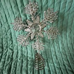 Christmas Tree Snowflake Topper