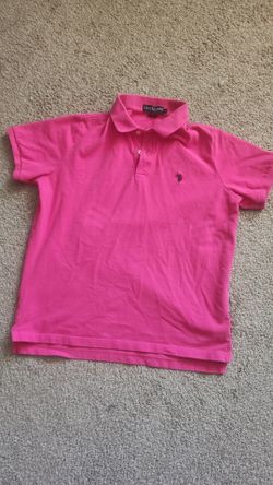 Mens Large U.S Polo Assn. Button up T-shirt
