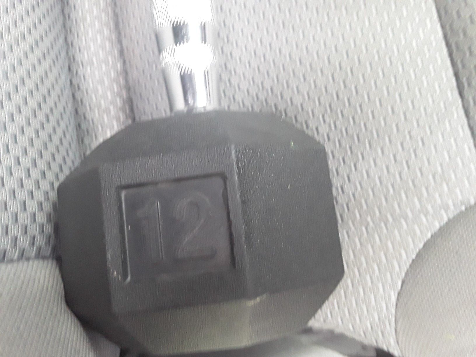 12 lb dumbbell hex