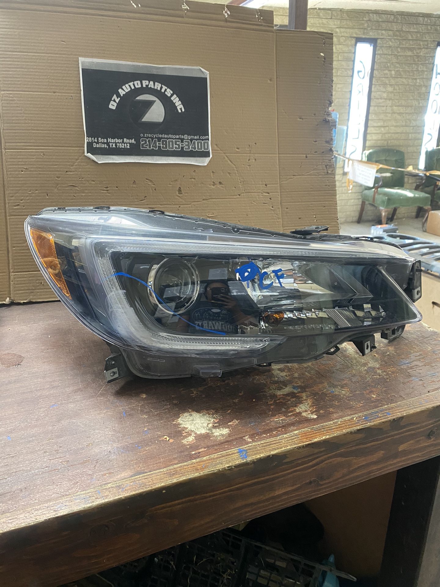 2018-2019 SUBARU LEGACY RIGHT HEADLIGHT HALOGEN
