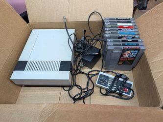 Nintendo NES Console Bundle with Games and Controllers