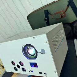 Projection induction game console