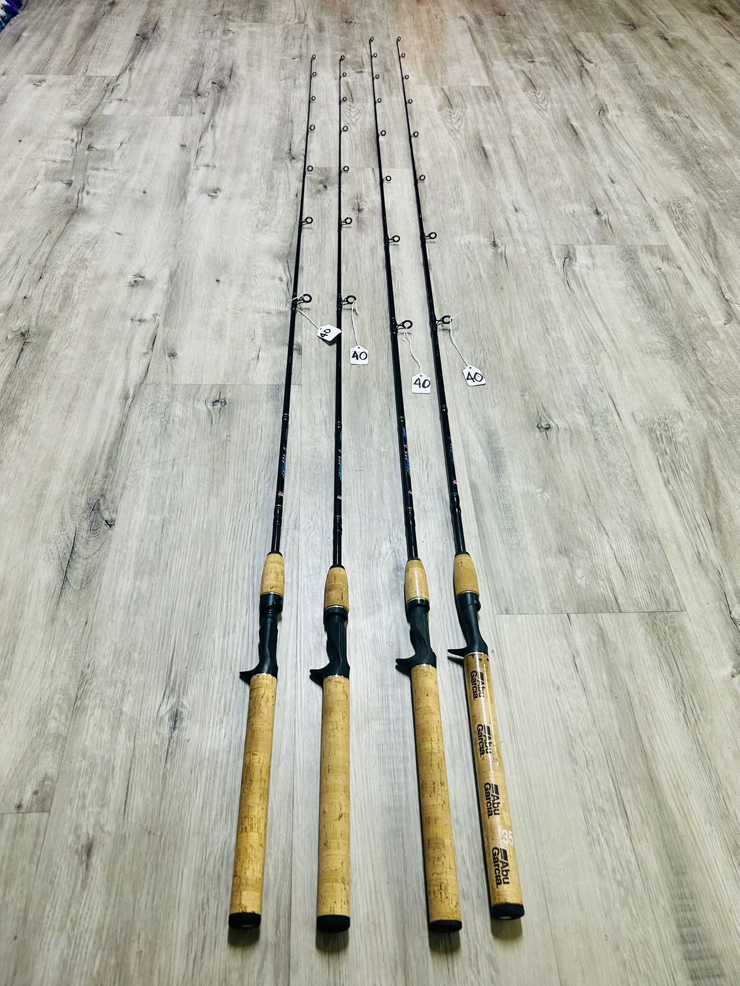 Abu Garcia Fishing Rod $40 Each