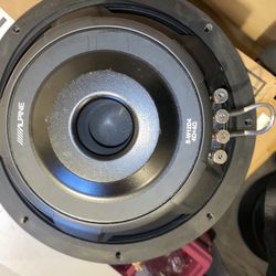 2- Alpine S-W12D4 12" ,Car Subwoofers 