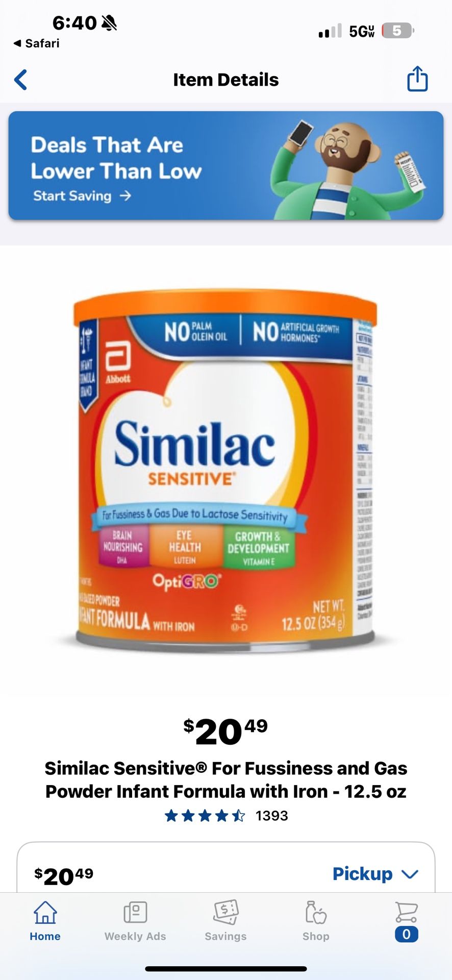 Similac Sensitive