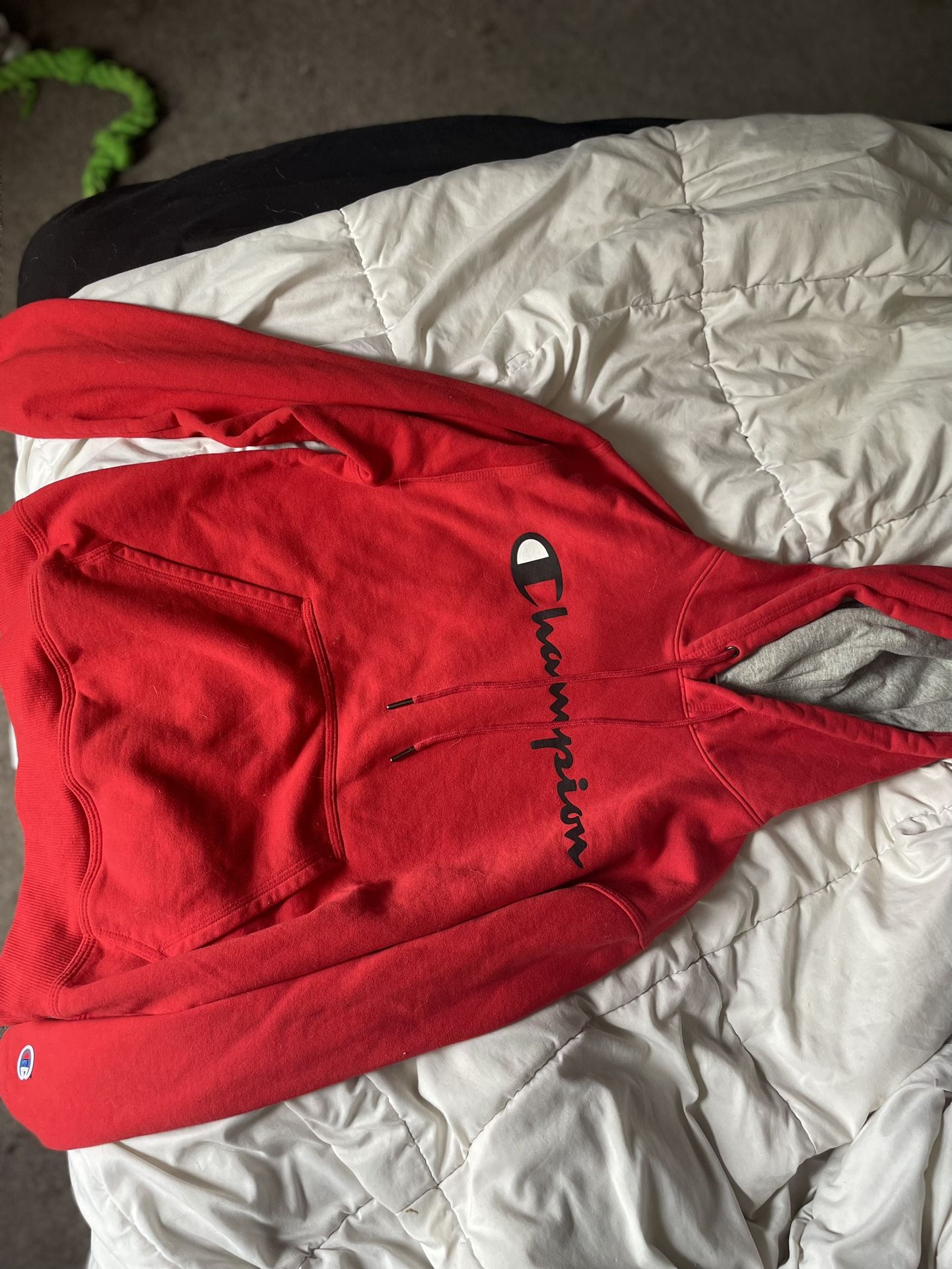 Red Champion Hoodie