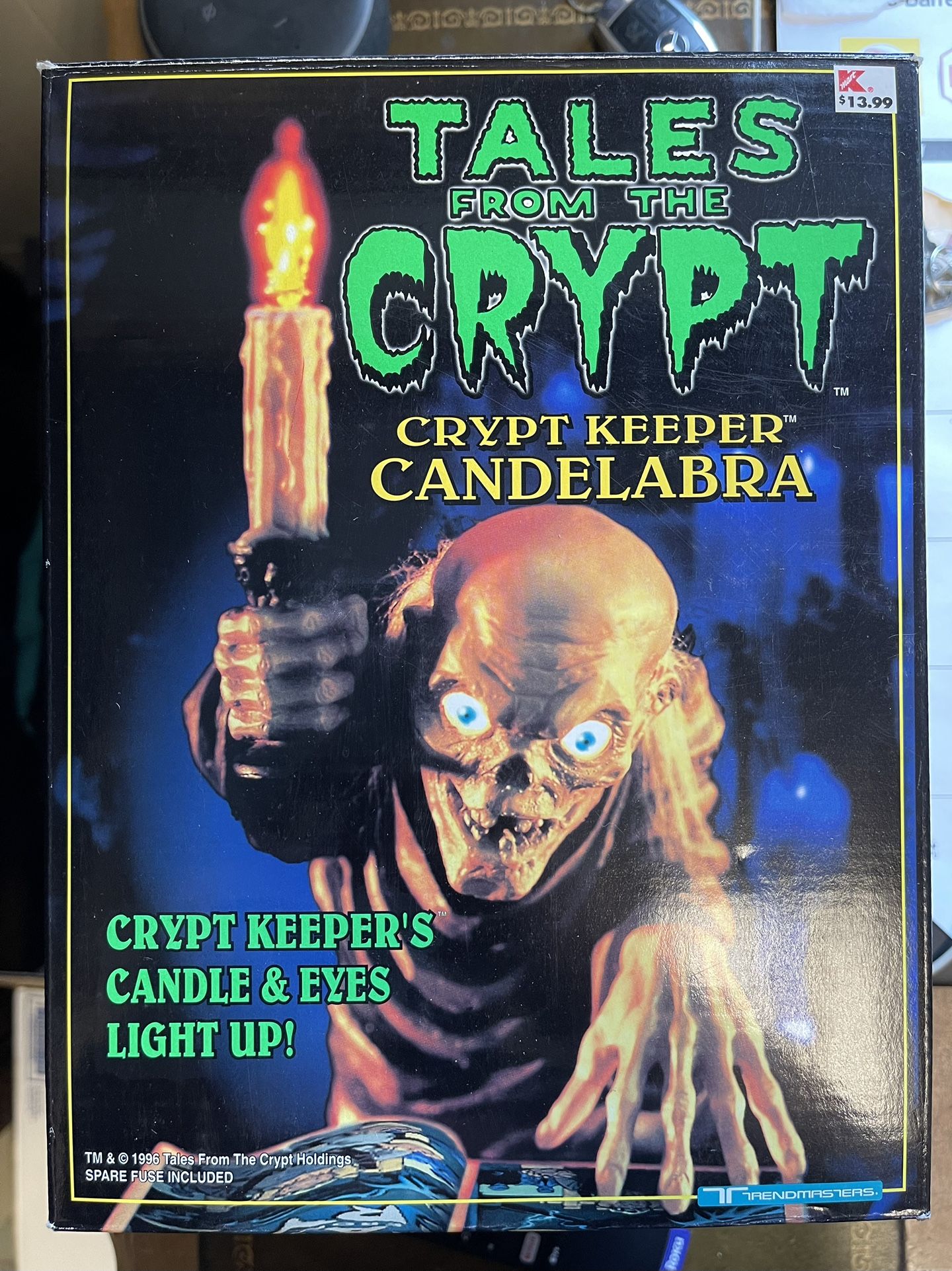 Tales From The Crypt Crypt Keeper Candelabra Candle Light 1996 Box