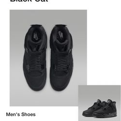 Air Jordan 4 ‘Black Cat’ 2025 Size 13