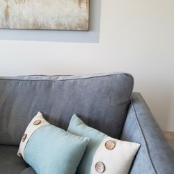 2 BEAUTIFUL INDOOR/OUTDOOR PILLOWS