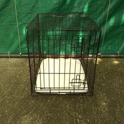 Animal Cage: 18" High X 18" Wide X 24" Long.
