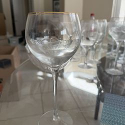 Gold Rim Glasses - Lenox 
