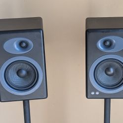 Audioengine A5+ Powered Bookshelf Speakers - Premium 150W Stereo Speakers for Music, Gaming, Turntables, Home Theater Systems - Studio Monitors