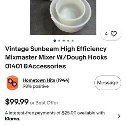Sunbeam Mixmaster 