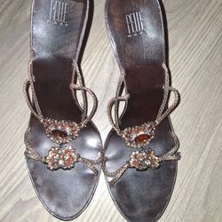 Available For Pick Up,  Great Condition, Pelle Moda Brown Best Offer, Wedge Heels