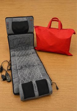 Full body chair message mat w foot and leg massage