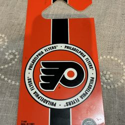 Vintage 1991 Philadelphia Flyers NHL Hockey Door Knob Hanger Don’t Bother 