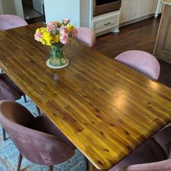 7 Foot Wood Dining Table