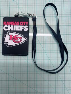 Kansas City Chiefs Lanyard with Card Holder