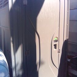 Grey Portable Restroom 