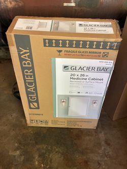 Glacier Bay 20x26 Medicine Cabinet White